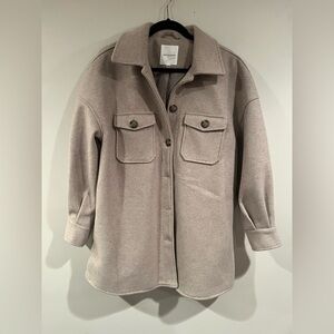 Avec les filles lined shacket size medium